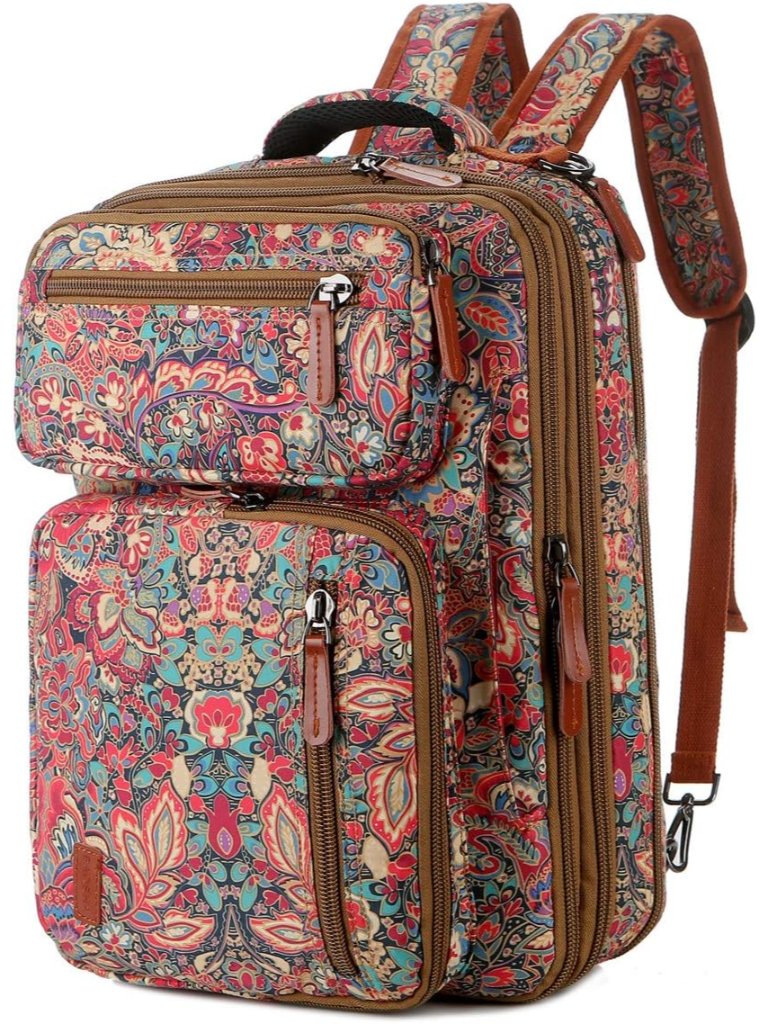 Convertible Backpack Briefcase 15.6 Inch Laptop Bag Case Outdoor Travel Backpack